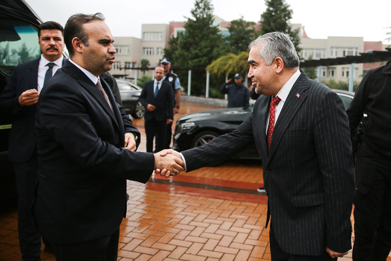 Sanayi ve Teknoloji Bakanı Mehmet Fatih Kacır’ı Toplu Açılış Töreni Kapsamında Üniversitemizde Ağırladık