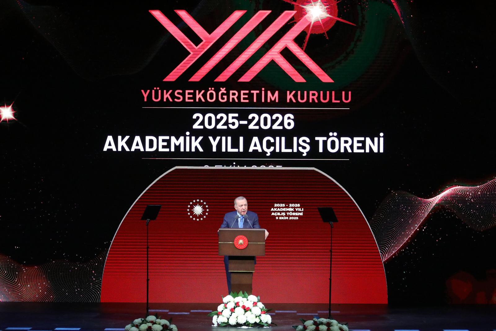 Rektörümüz, Yükseköğretim Kurulu 2025-2026 Akademik Yılı Açılış Törenine Katıldı