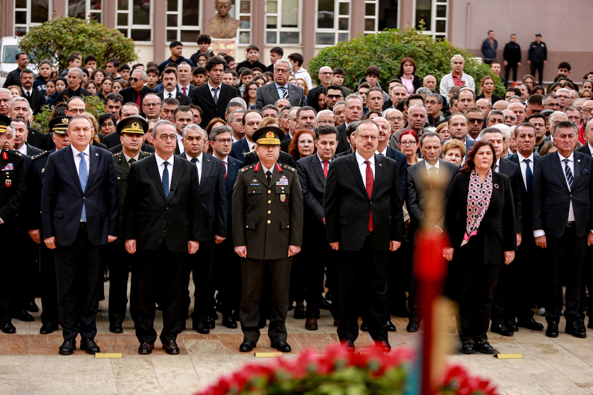 Rektörümüz, 10 Kasım Atatürk’ü Anma Törenlerine Katıldı