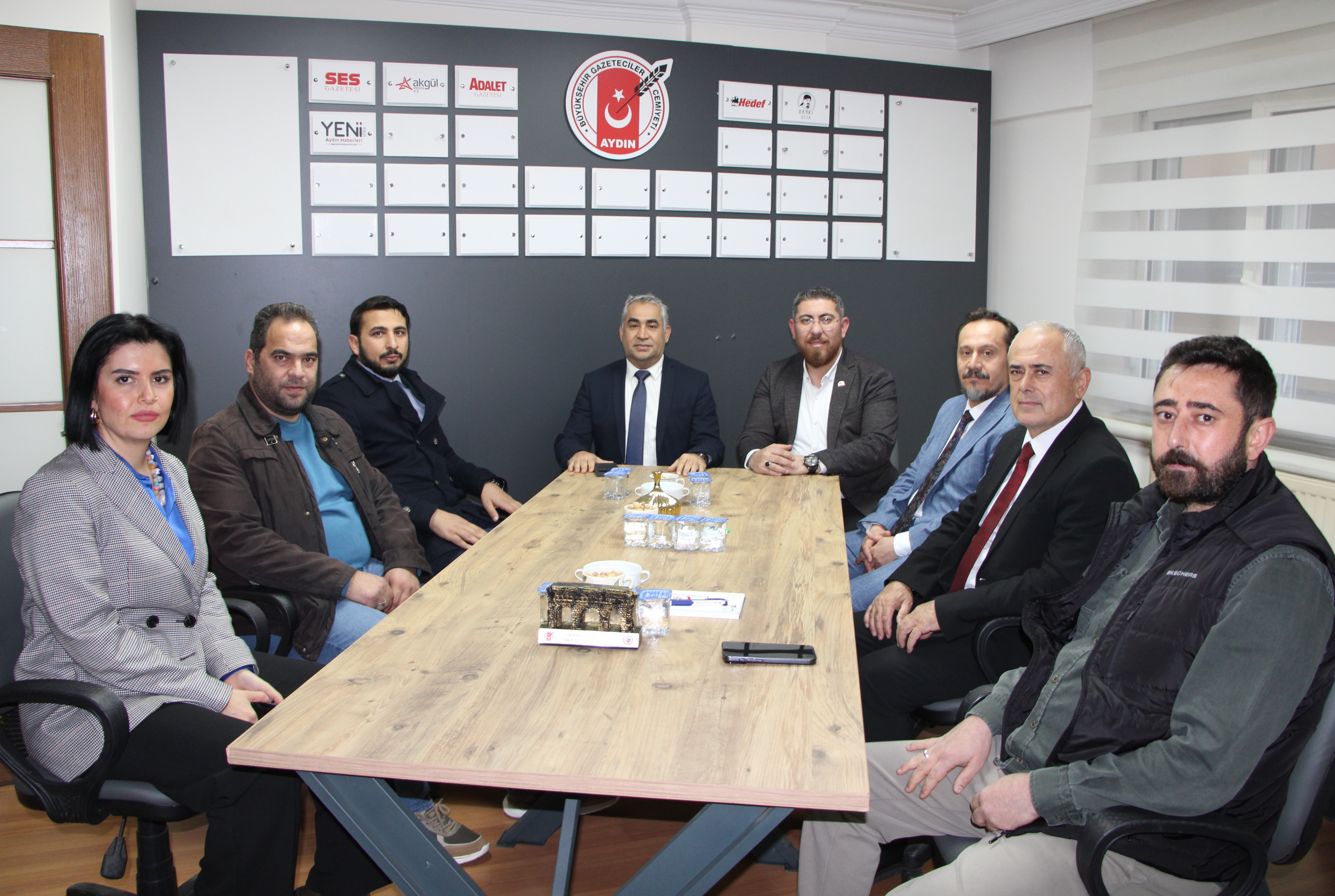 Rektörümüzden Aydın Büyükşehir Gazeteciler Cemiyeti’ne Ziyaret