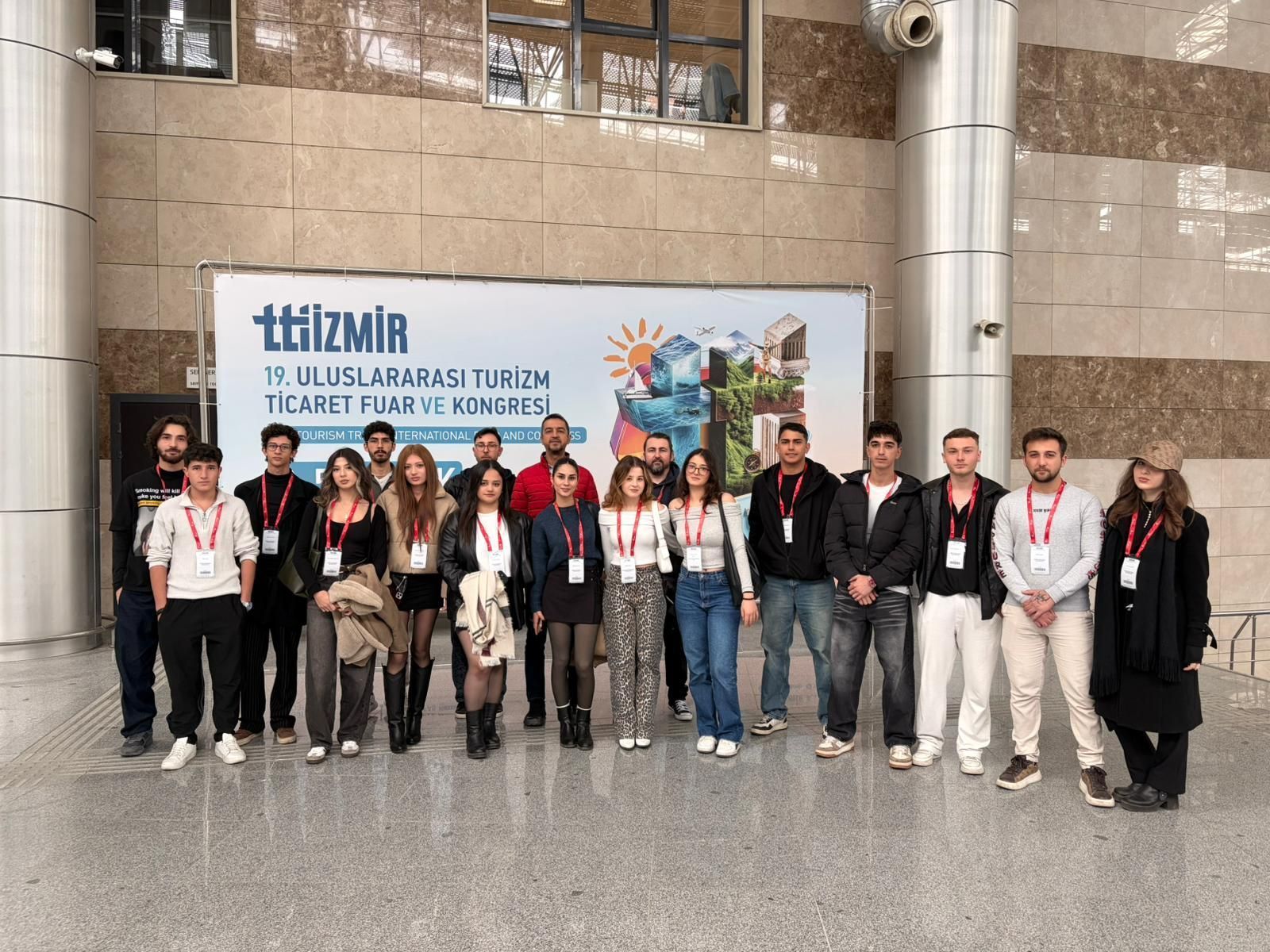 Turizm ve Otel İşletmeciliği Programı Öğrencileri Uluslararası Turizm Ticaret Fuar ve Kongresi’ne Katıldı