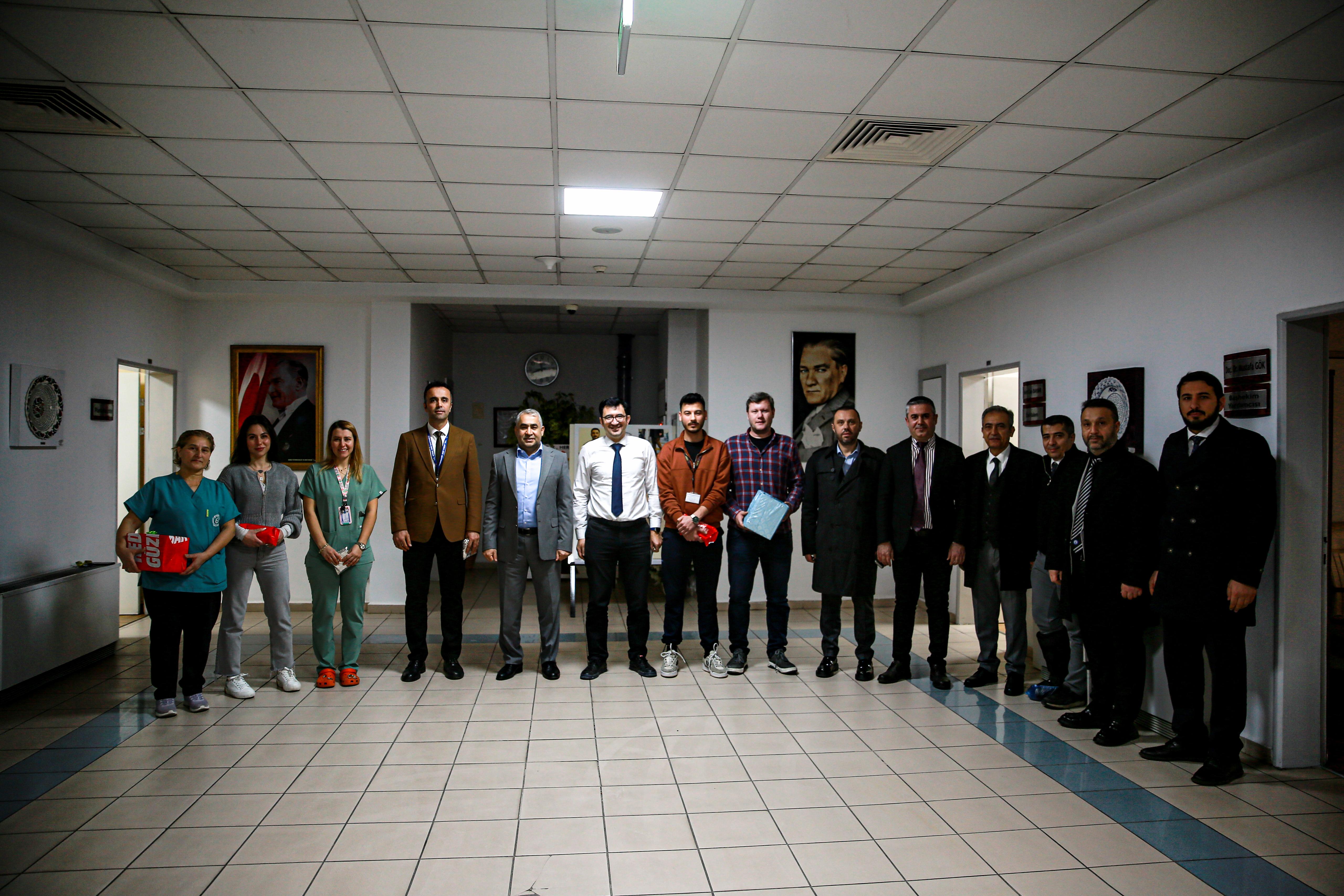 Rektörümüz, Üniversitemiz Hastanesini Ziyaret Ederek İncelemelerde Bulundu