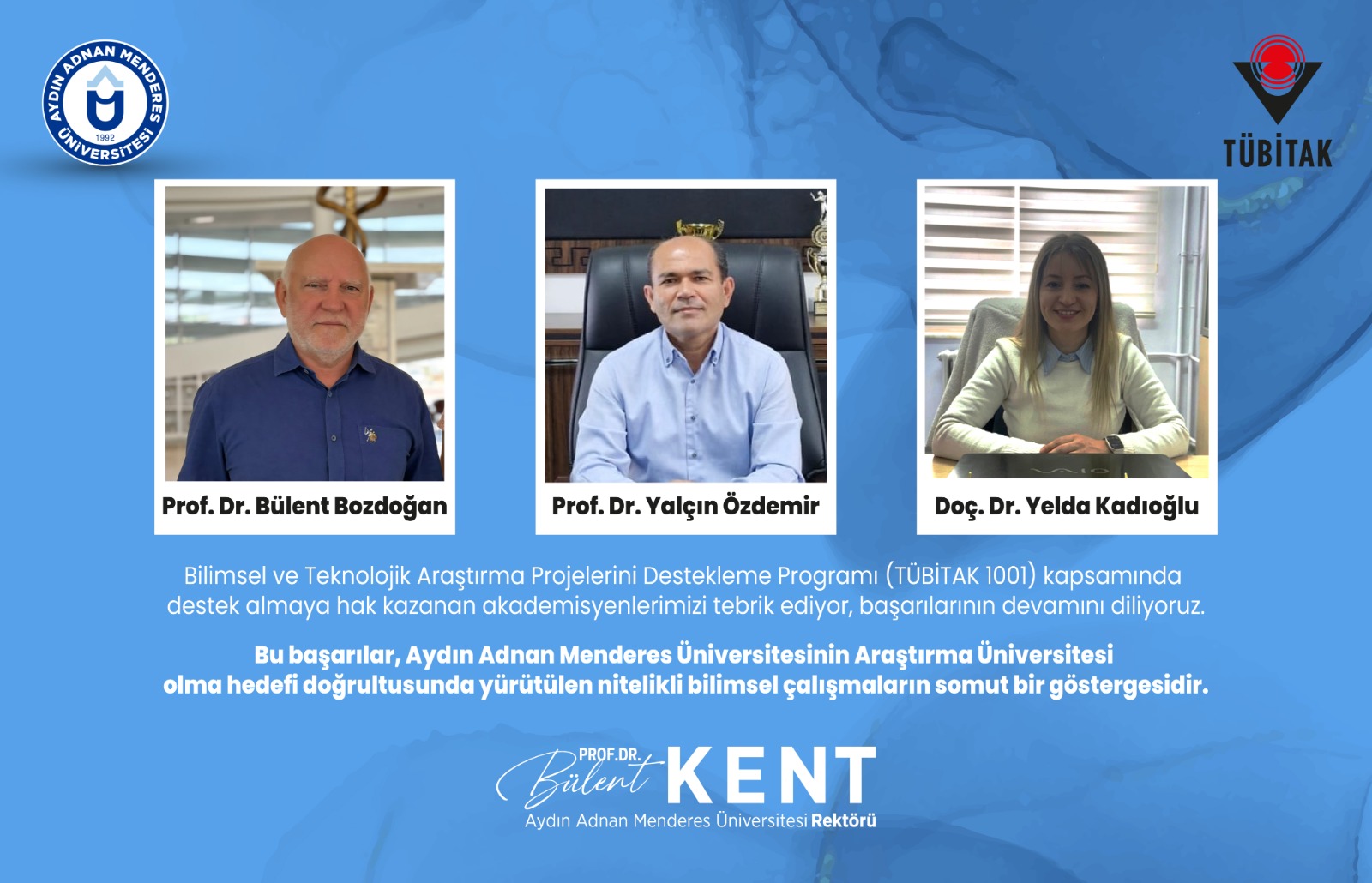 Üniversitemiz Akademisyenlerinden TÜBİTAK 1001 Programında Önemli Başarı