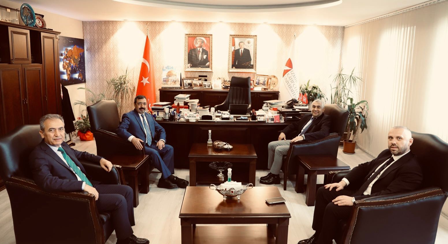 Rektörümüzden, İzmir Kâtip Çelebi Üniversitesi Rektörüne Ziyaret
