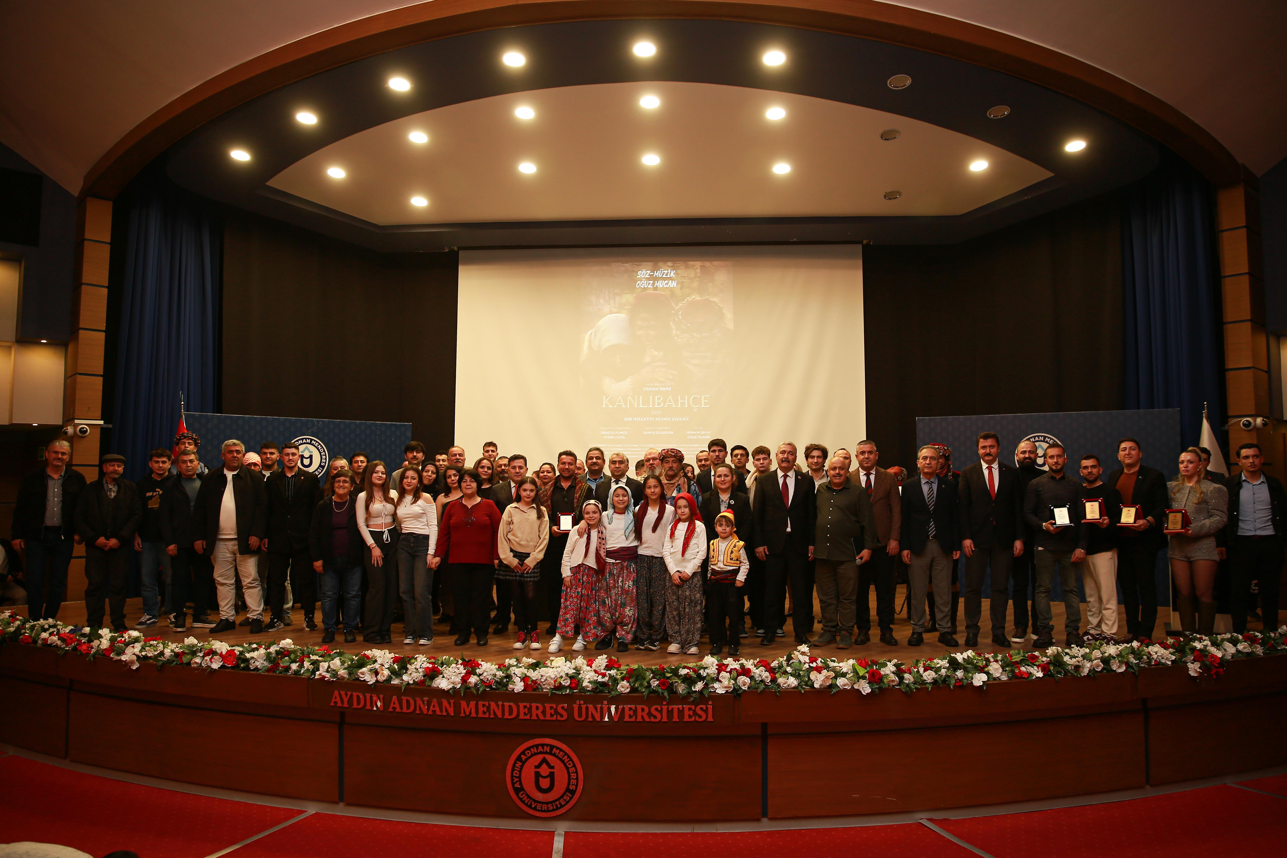 “Kanlıbahçe” Filminin İlk Gösterimi Üniversitemizde Gerçekleştirildi