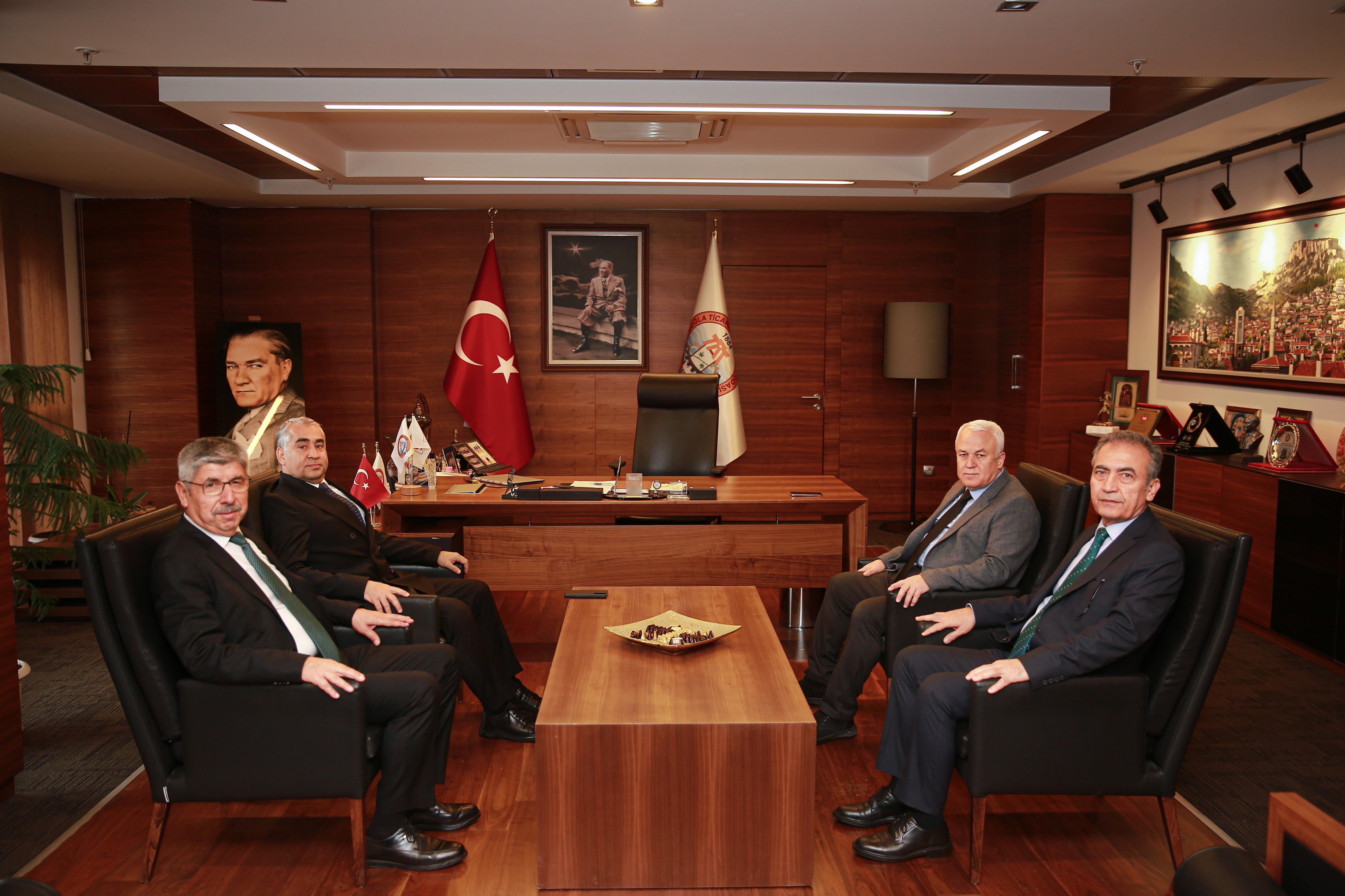 Üniversitemiz ile Muğla Ticaret ve Sanayi Odası Arasında EGEKAF’26 Kapsamında İş Birliği Görüşmesi Gerçekleştirildi