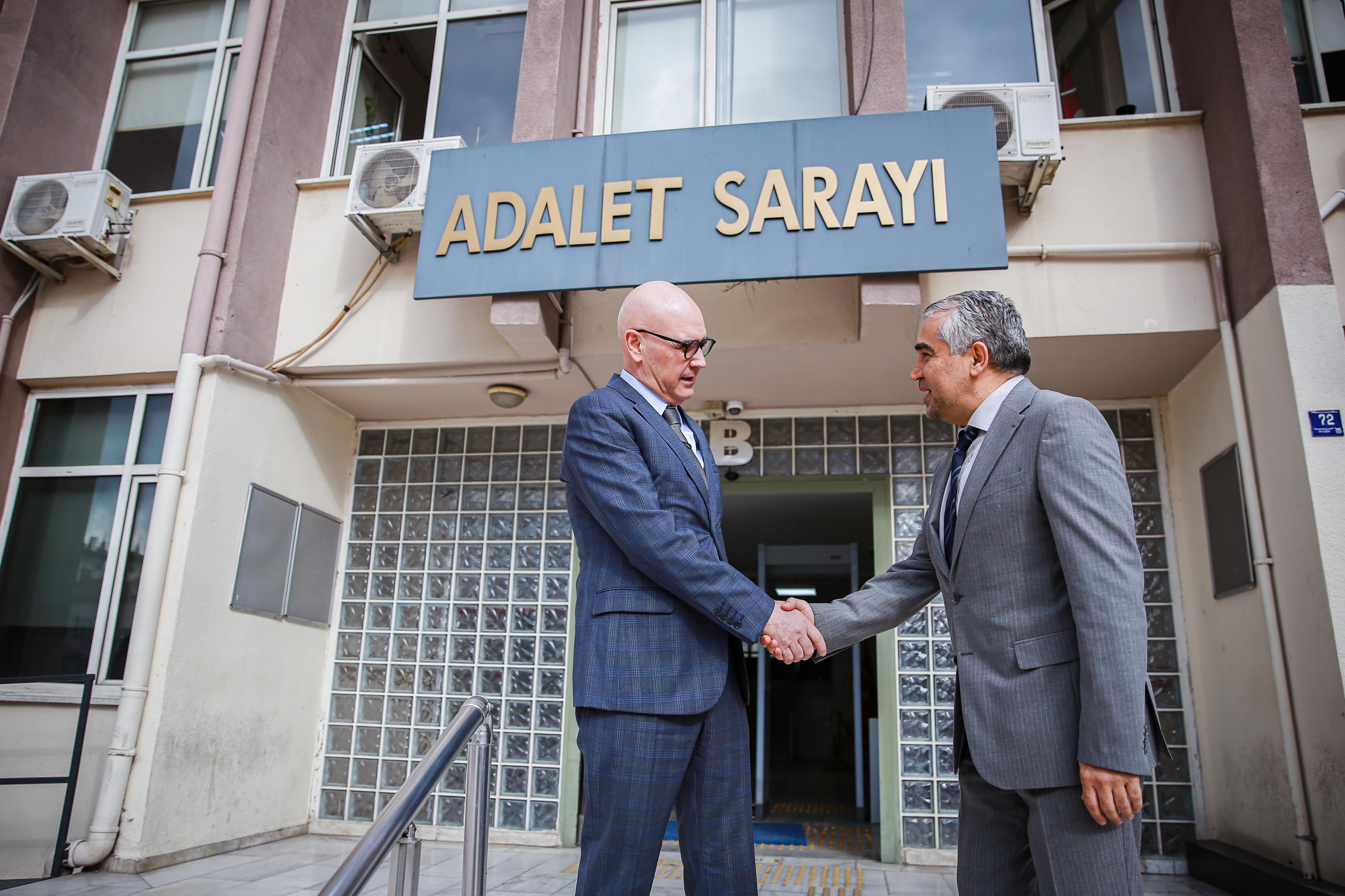 Rektörümüzden Cumhuriyet Başsavcısı Celal Tekin’e Taziye Ziyareti