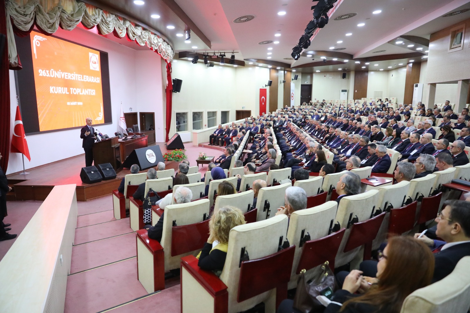 Rektörümüz, 263. Üniversitelerarası Kurul Toplantısına Katıldı