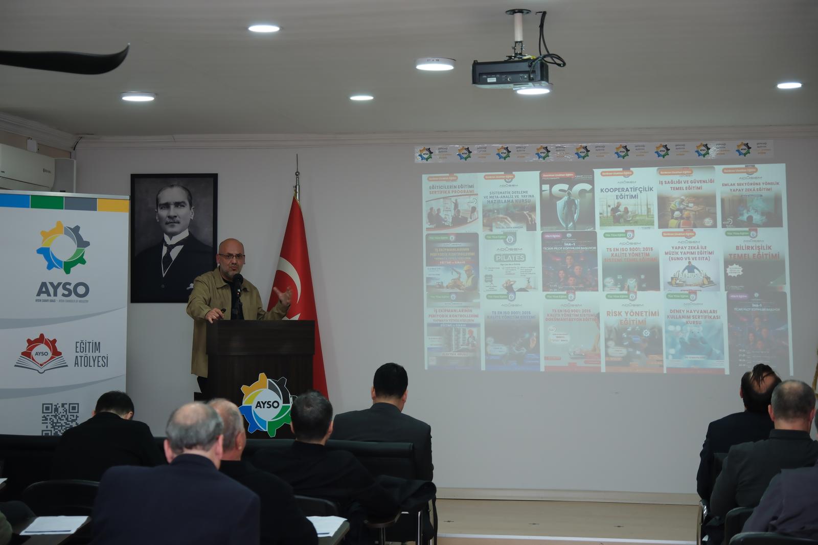 ADÜSEM ile Kamu ve Özel Sektör İş Birlikleri AYSO Meclis Toplantısında Değerlendirildi