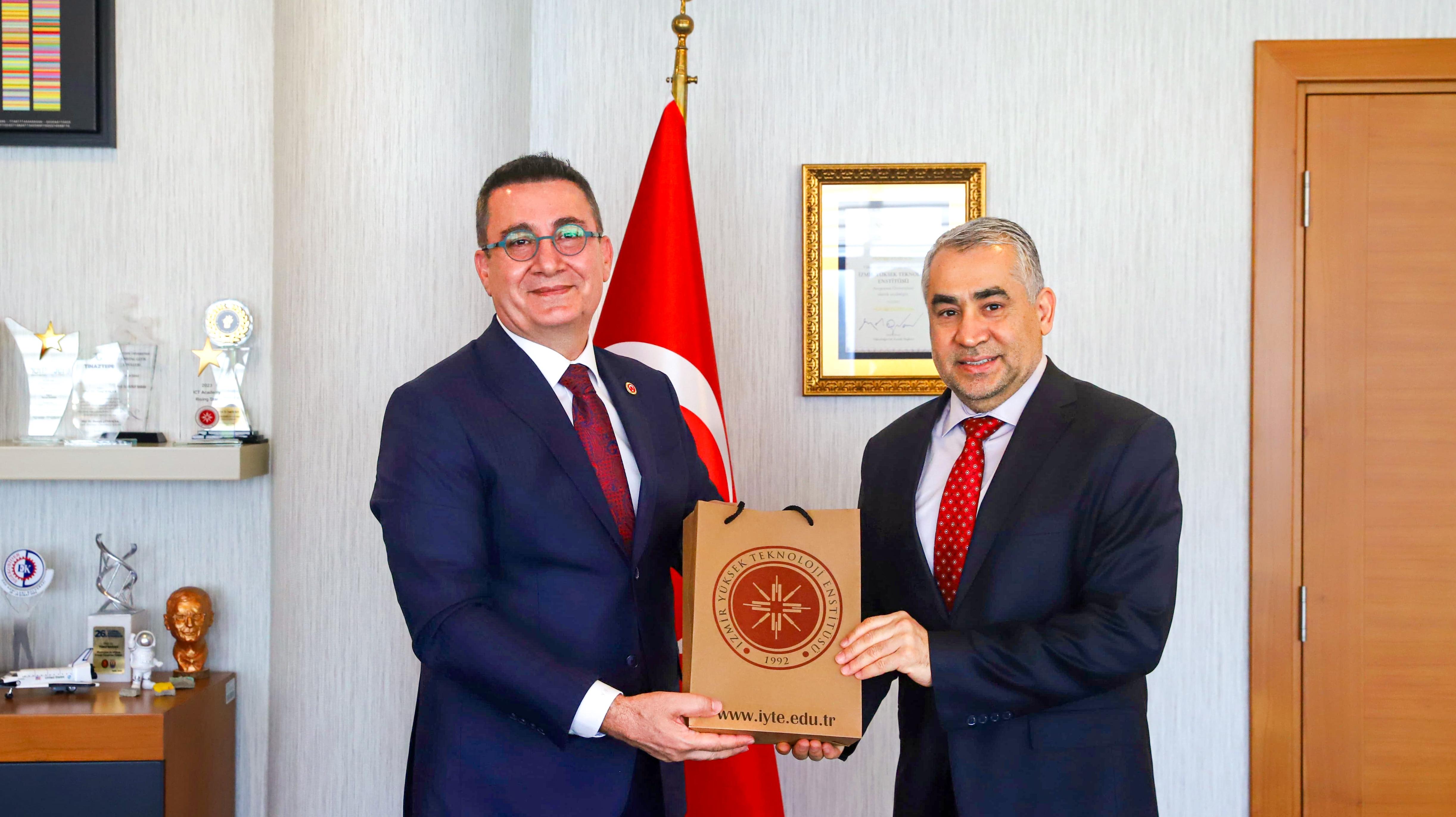 EGEKAF’26 Kapsamında Rektörümüzden İzmir Yüksek Teknoloji Enstitüsüne Ziyaret