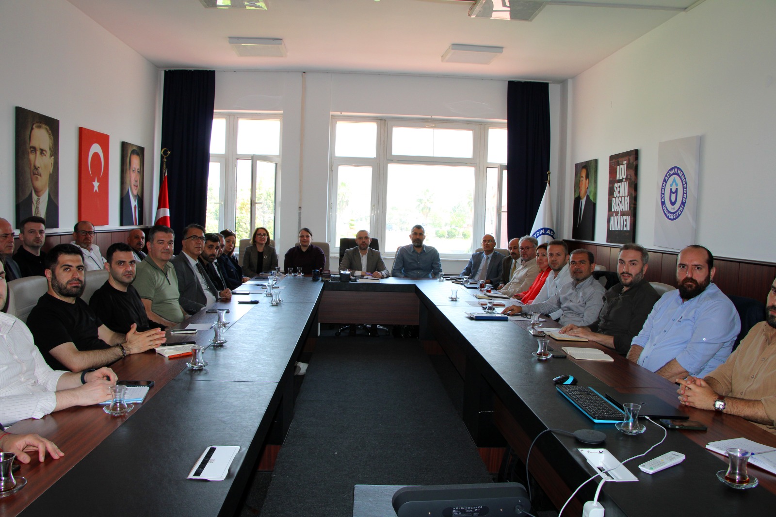 Üniversitemizde Kalite Üst Komisyonu Toplantısı Gerçekleştirildi